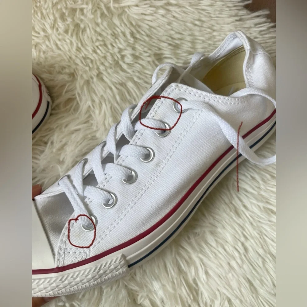 White Converse All Stars W9/M7 *read description*